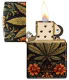 Encendedores Zippo Cannabis Tapestry Design 47139