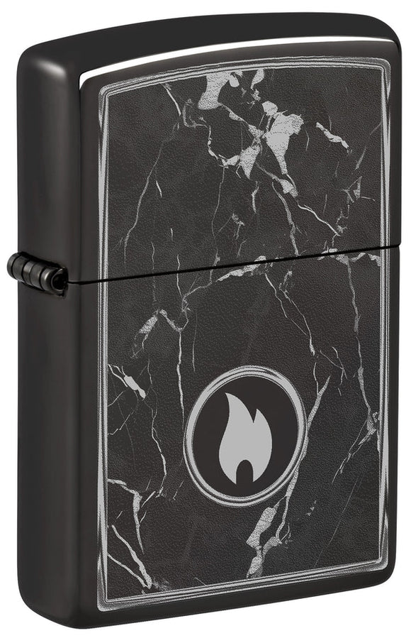 Encendedores Zippo Diseño de llama de mármol 46571