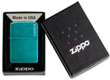 Encendedores Zippo Classic Candy Teal Zippo Logo 24004ZL
