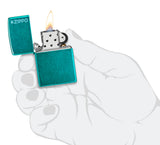 Encendedores Zippo Classic Candy Teal Zippo Logo 24004ZL
