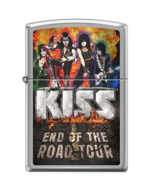 Encendedores Zippo  Kiss Plateado Cod 46973