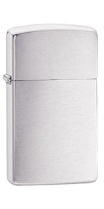 Encendedores Zippo Slim® Brushed Chrome 1600